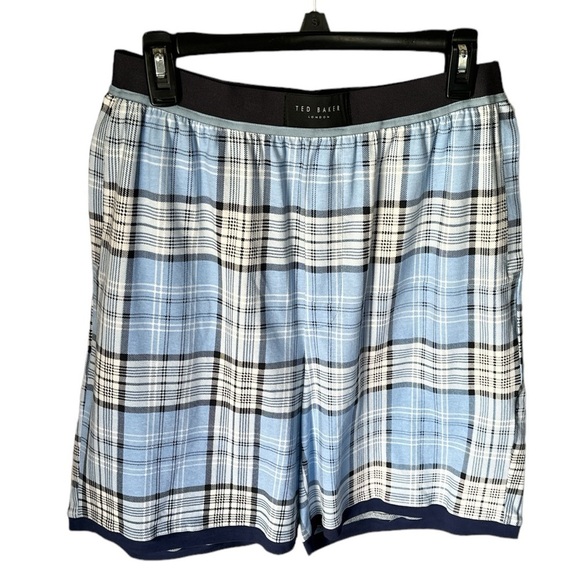 Ted‎ Baker shorts ringer gripper jam plaid soft lounge sleepwear medium NEW - Picture 1 of 7